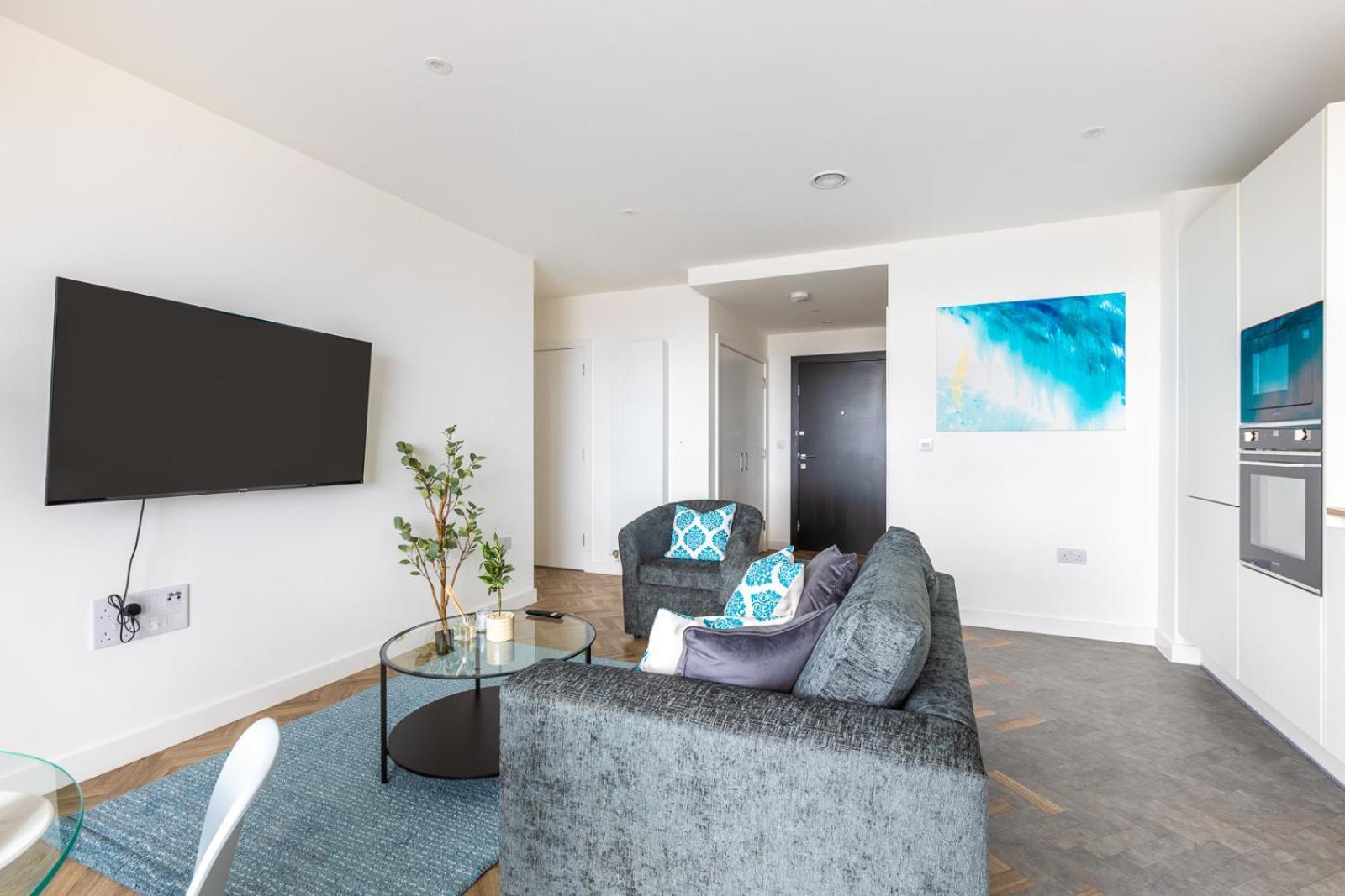 伦敦Modern 2Bd Flat In Canary Wharf With City And River Views公寓 外观 照片